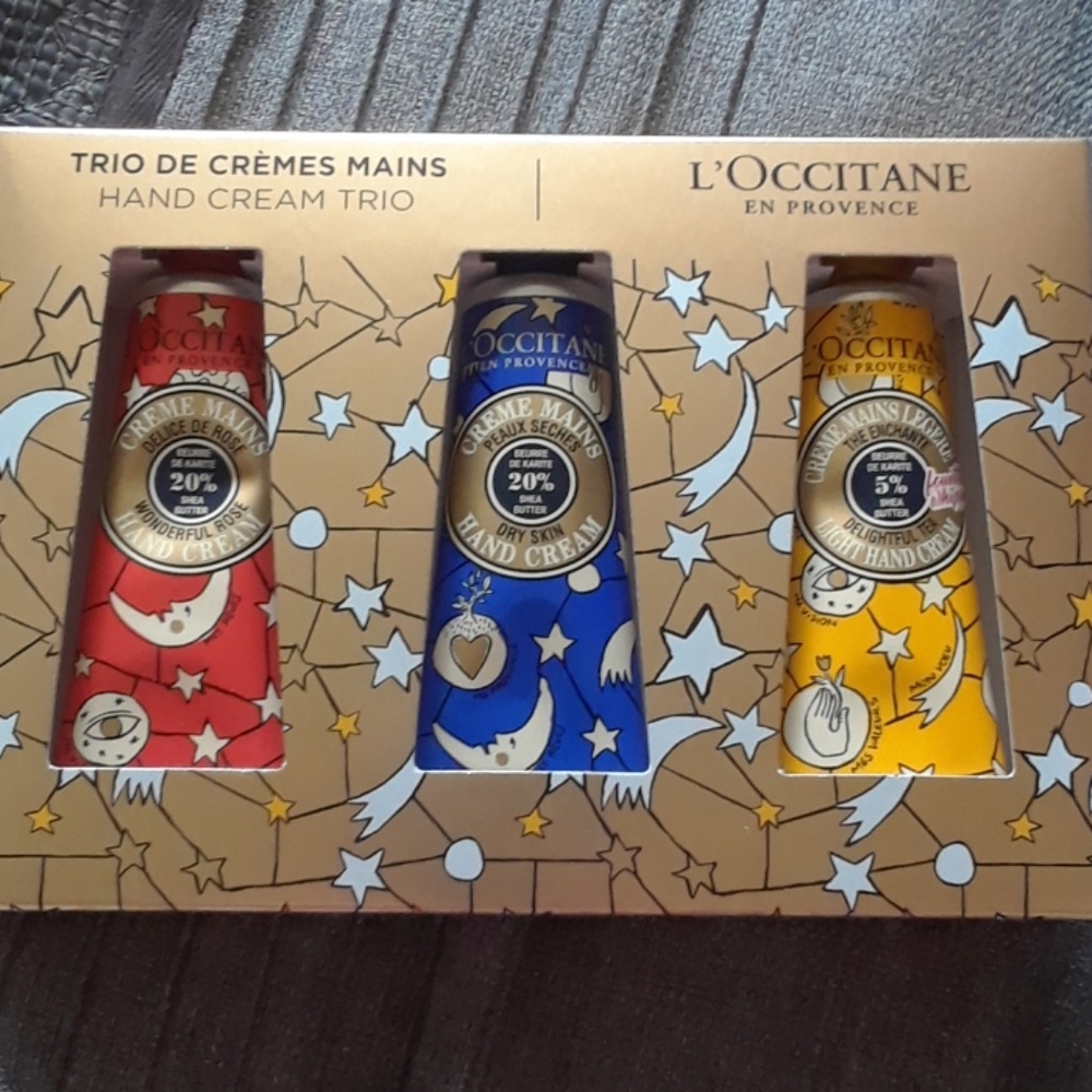 3 pack L'occitane hand creams
